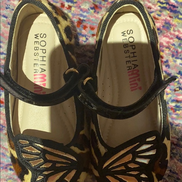 Sophia Webster Leopard Bibi Girl Shoes - Picture 3 of 3